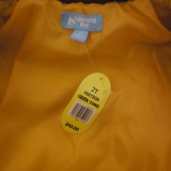 Lightning Bug! Boys Lightweight Coat - Picture 3 of 4